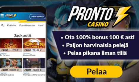 Mobiele app van Pronto Casino